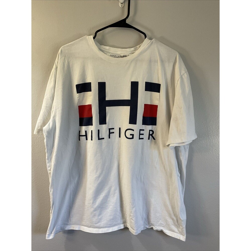 Tommy Hilfiger Size XXL Big Logo Short Sleeve Crew Neck T-Shirt